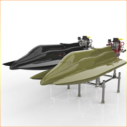 SX49 Deluxe Version X 30 Formula One SX49 Gas Power Boats Arrow Shark RC Marine